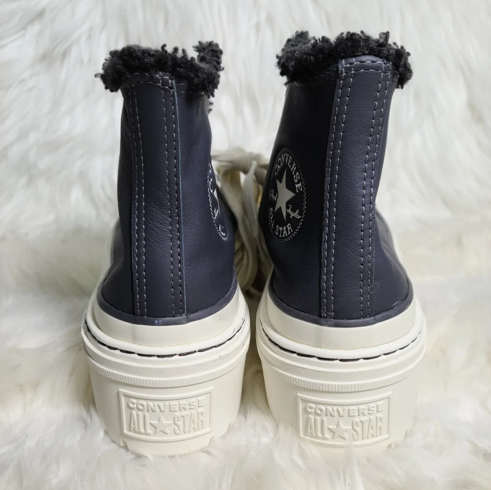 Converse Chuck Taylor All Star High Top Black White Women 7 / Men 5 NEW - Picture 4 of 7